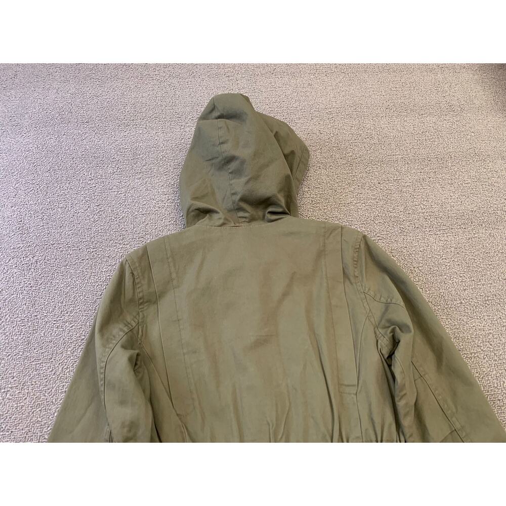 Mayoral Girl's Size 8 Olive Green Hooded Jacket With Studs - Picture 9 of 16